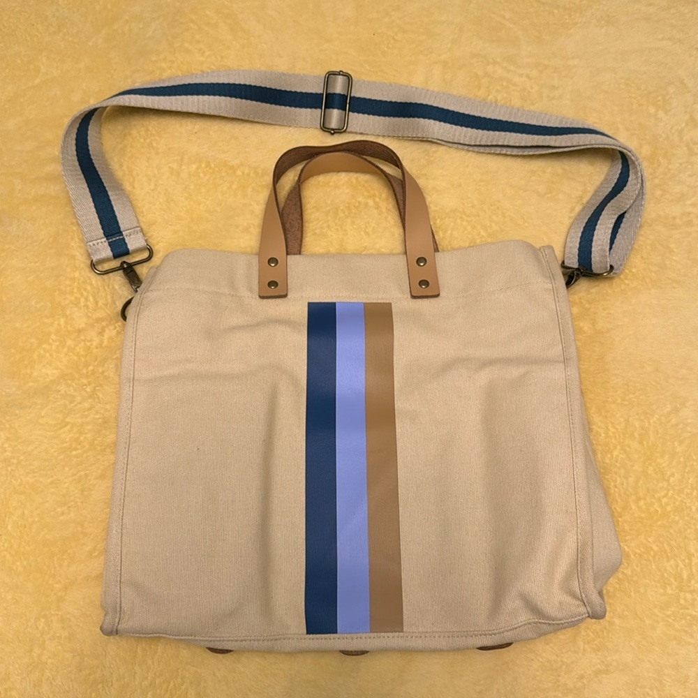 Bagging Rights cream colored tote bag